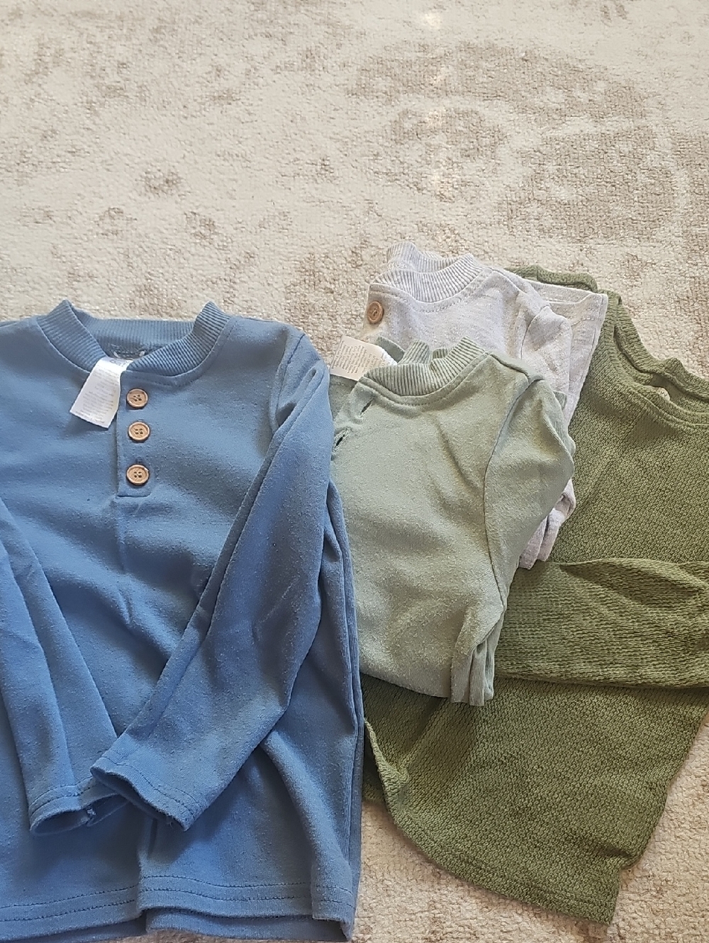 Long-Sleeve Henley Tops